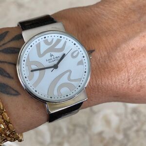 Louis Arden Watch Art Nouveau Markers Stainless Steel Japan Movement